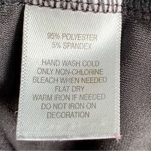 WHITE HOUSE BLACK MARKET Crop Pants Wide Leg Pull-On Capri Black Women Size M - Picture 11 of 13